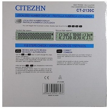 ماشین حساب اداری مدل CT2130C سبک و کاربردی